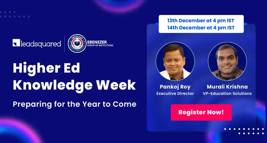 Higher Ed Knowledge Week: Preparing for the Year to Come - Higher Ed Knowledge Week: Preparing for the Year to Come
